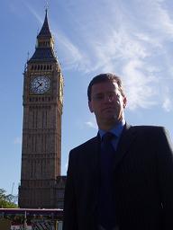 Rob Wilson MP outside Westminster